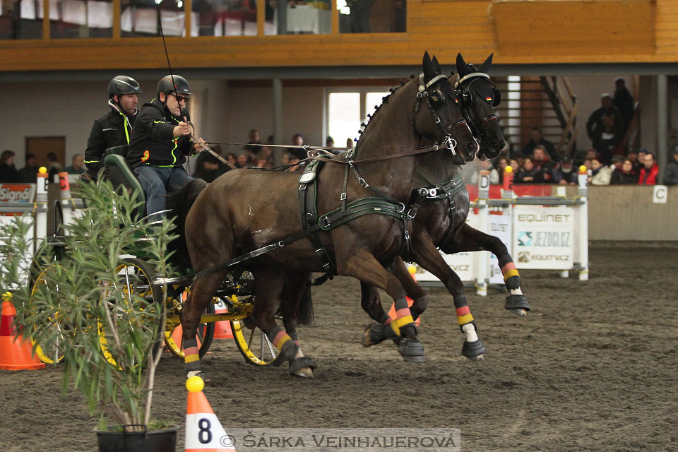 Zimní Jezdecký pohár spřežení 2016 - Hradištko