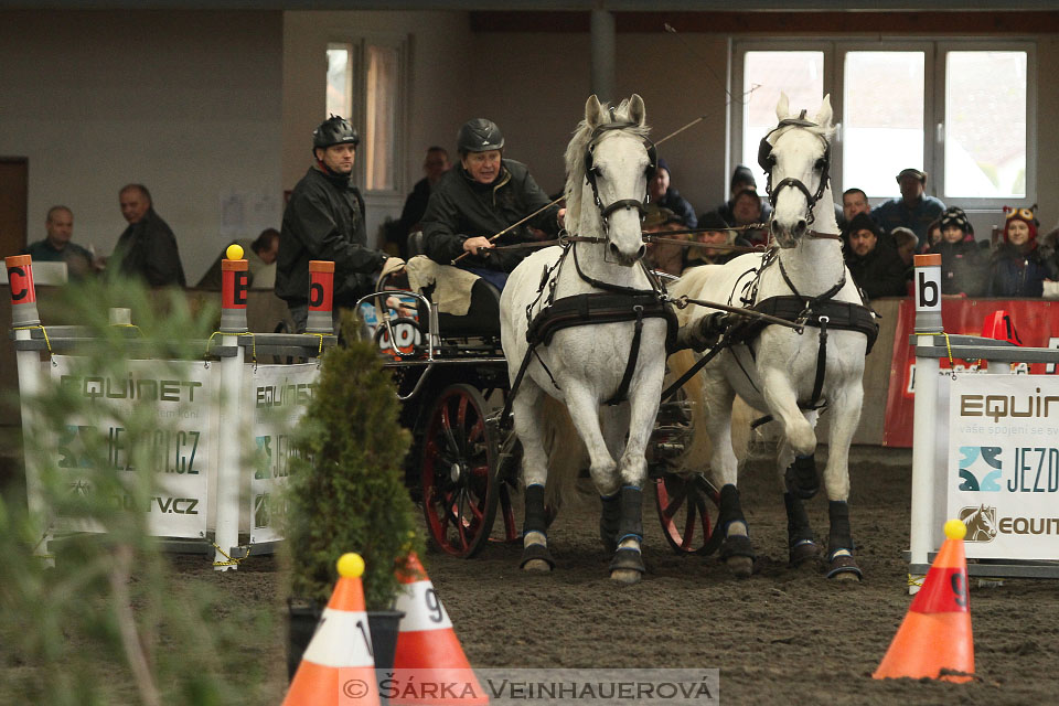 Zimní Jezdecký pohár spřežení 2016 - Hradištko