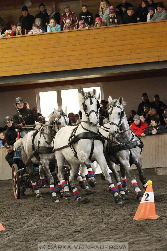 Zimní Jezdecký pohár spřežení 2016 - Hradištko