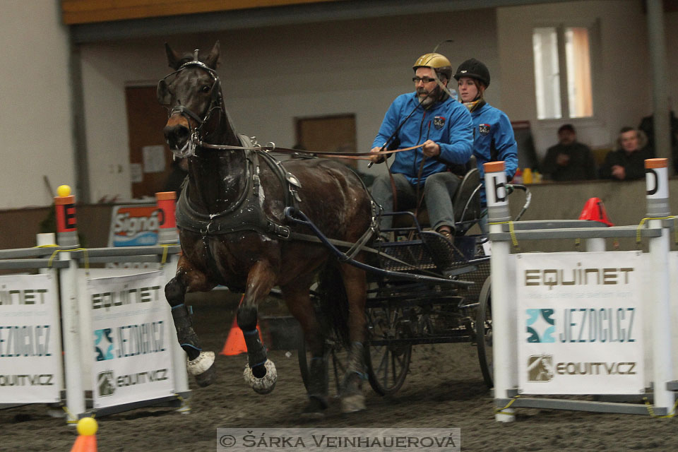 Zimní Jezdecký pohár spřežení 2016 - Hradištko